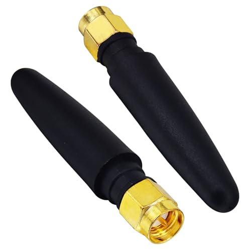 Boobrie 2-Pack 2.4GHz Mini WiFi Antenna 2dBi SMA Male Omni-Directional