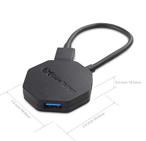 Cable Matters USB 3.0 Hub 4 Ports Model 202045-BLK