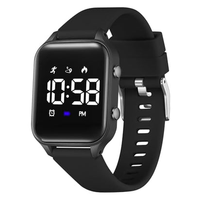 Timever 7.58 Inches L6615E-Black 240 x 240 LED Casual Activity Tracker