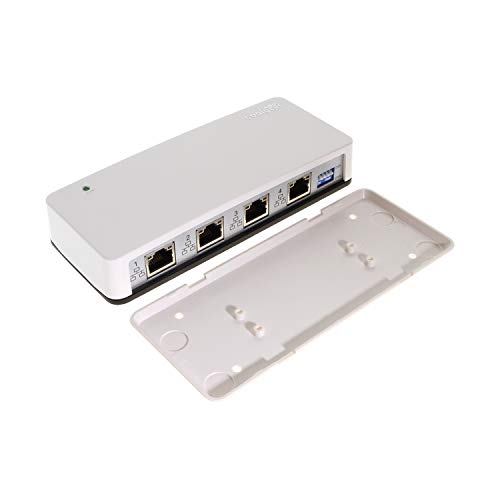 Coolgear 4-Port USB 3.0 Gigabit Ethernet Adapter Model CG-4P31G1EA