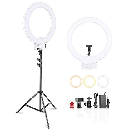 NEEWER 18 Inch LED Ring Light RL-18 55W Cold Shoe Photography