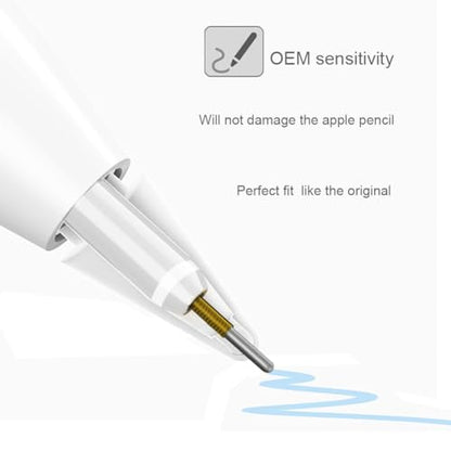 SIXFU Apple Pencil Tip Set 4 Pack Compatible with Apple Pencil 1st/2nd Generation and USB-C