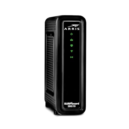 ARRIS SBG10 Cable Modem Router Combo DOCSIS 3.0 16 x 4 Gigabit & AC1600 WiFi