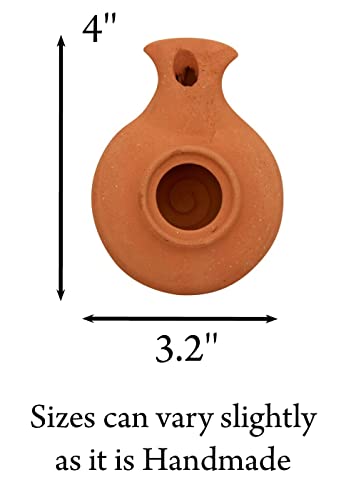 THE JERUSALEM GIFT SHOP SINCE 2004 4x1.2x3.2 in HOL Handmade Oil Lamp