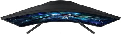 Samsung 32 Inch LS32CG552ENXZA QHD 2560 x 1440 at 165Hz VA Panel Computer Monitor