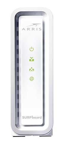 ARRIS 5.13" x 1.75" x 5.25" SB8200 2x1Gb Ethernet Cable Modem DOCSIS 3.1