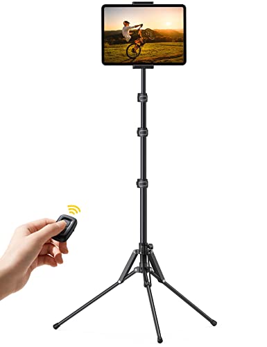 Lamicall 64.9" FT02 Adjustable Tripod Tablet Stand - Height Adjustable, Compatible with 4.7-13" Devices
