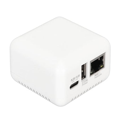 ASHATA 3.62 x 3.58 x 2.95 inches USB 2.0 Network Print Server Model ASHATAb5qpm4f6zn-11