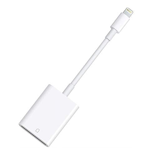 FUHAYA Lightning Adapter to SD Card Reader AKUSFBA-140, 256GB Capacity, iOS Compatible, Plug & Play