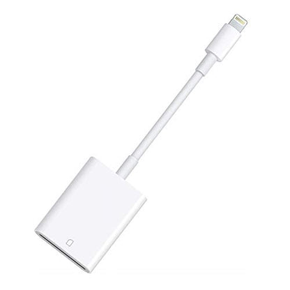 FUHAYA Lightning Adapter to SD Card Reader AKUSFBA-140, 256GB Capacity, iOS Compatible, Plug & Play