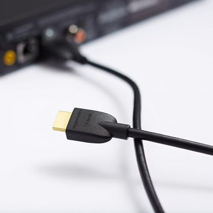 Amazon Basics 3FT HDMI Male-to-Male Cable, 18Gbps, 60Hz, Black