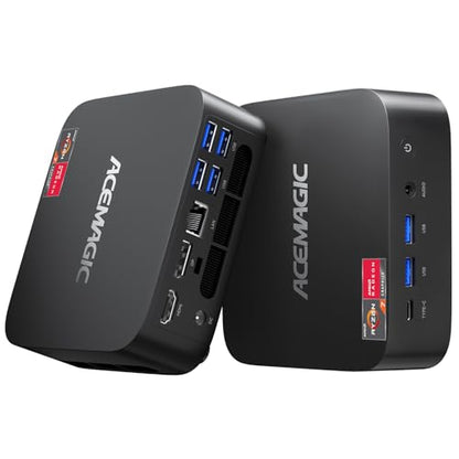 ACEMAGICIAN K1 Mini PC Ryzen 7 7735HS 24GB LPDDR5 512GB SSD Mini Computer 3840x2160 4K Triple Display