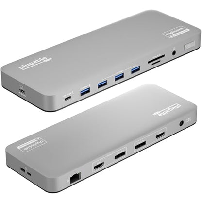 Plugable USB C Laptop Docking Station 4K 60Hz UD-6950PDH