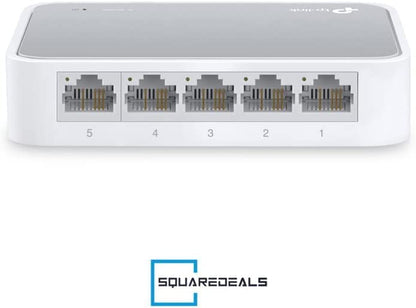 TP-Link TL-SF1005D 5-Port Unmanaged Ethernet Switch 10/100Mbps RJ45