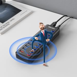 WENTER 11-Port USB Hub KDP-AF120300U Powered USB 3.0