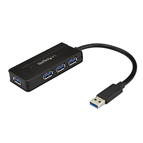 StarTech.com 4-Port USB 3.0 Hub ST4300MINI 5Gbps Black