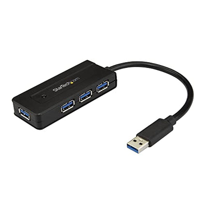 StarTech.com 4-Port USB 3.0 Hub ST4300MINI 5Gbps Black