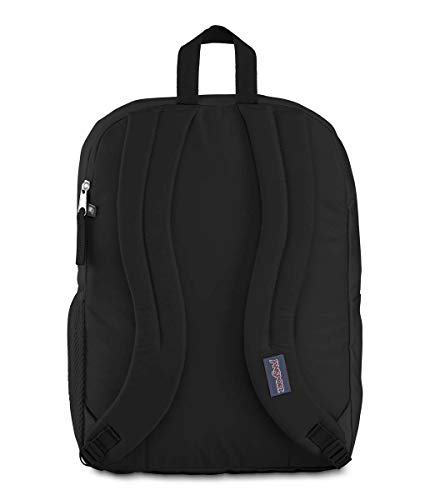 JanSport Big Student Backpack JS0A47JK008 Black Polyester Laptop Backpack with 2 Compartments