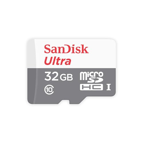 SanDisk 32GB SDSDQUAN-032G-G4A microSDHC Class 10 UHS-I Memory Card with SD Adapter