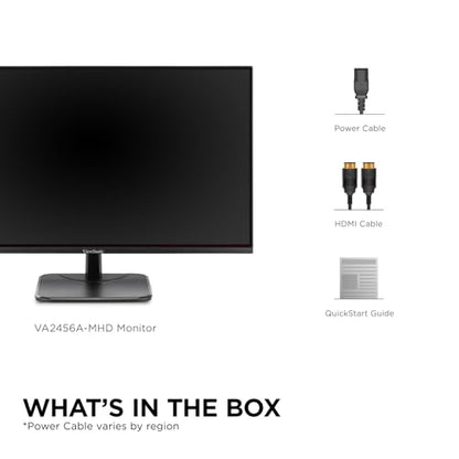 ViewSonic 24 Inch VA2456A-MHD FHD 1080p 120Hz IPS Monitor