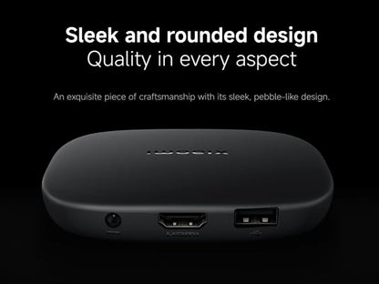 Xiaomi 3.82" x 3.82" TV Box S 3rd Gen 4K 60Hz HDMI Streaming Device