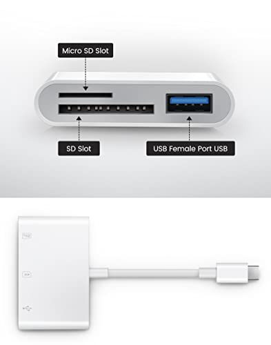 Oyuiasle 1.55" x 0.93" USB-C SD Card Reader