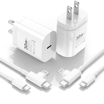 HALIHALL 30W USB Type C Charger for iPhone 17/16/15/14/13/12, 30W, White, Model XHD-PD30W
