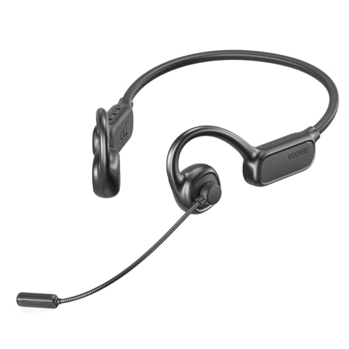 Replglee W3 Bluetooth 5.4 Headphones Wireless Open Ear Design with Microphone