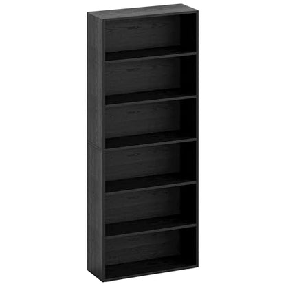 IRONCK 6-Shelf Bookcase 70.8"H Vintage Black Model Number 1032898
