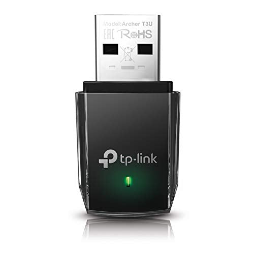 TP-Link 0.78" x 0.41" x 1.59" Archer T3U USB 3.0 WiFi Adapter - Dual Band 1300 Mbps - Compatible with Windows 11, 10, 8.1, 8, 7, XP, Mac OS X 10.9-10.14
