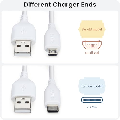Smays 6 Feet 3FT-V8-CABLE Micro USB & USB Type C USB Charging Cable