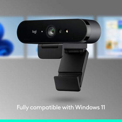 Logitech 960-001419 4K Webcam 3840x2160 30fps CMOS USB-A USB-C Manual Focus Webcam