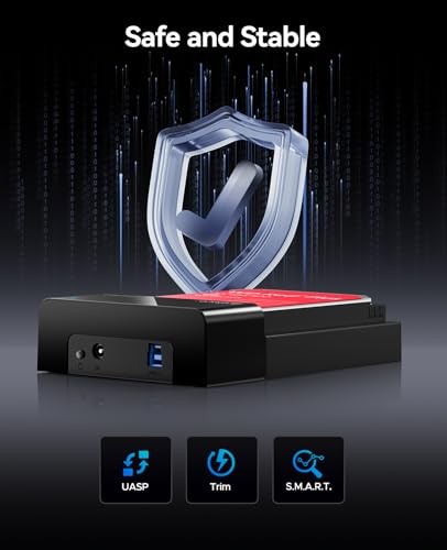 ORICO 3.5 Inch USB 3.0 to SATA Hard Drive Docking Station Model ORICO-6518US3-V2-UK-BK-BP