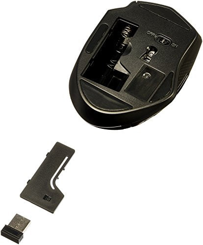 Amazon Basics Wireless Optical Mouse 2.4GHz Black G6B-BK