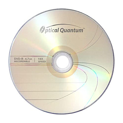 Optical Quantum 4.7GB OQDMR16LT-BX 16x DVD-R Recordable Media 100 Count