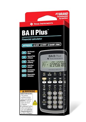 Texas Instruments Medium IIBAPL/TBL/1L1/C Financial Calculator