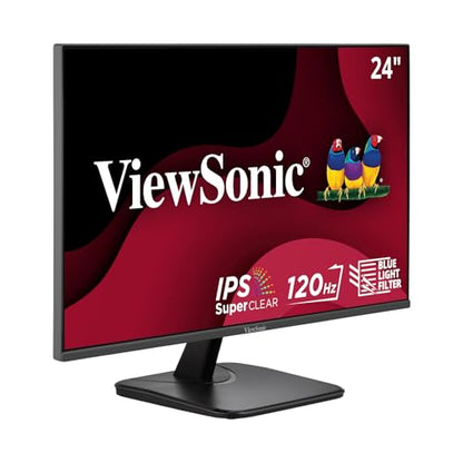 ViewSonic 24 Inch VA2456A-MHD FHD 1080p 120Hz IPS Monitor
