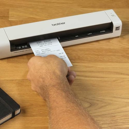Brother DS-740D Duplex Compact Mobile Document Scanner 300 DPI USB CCD 1.43 lbs 25 Sheets