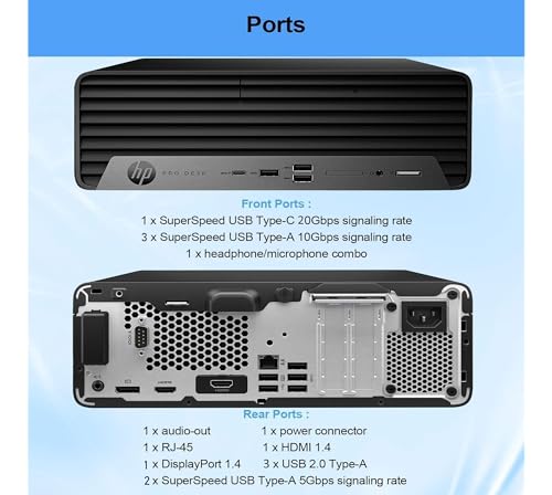 HP ProDesk SFF 400 G9 Intel i7-14700 16GB DDR5 1.5TB SSD Desktop Computer
