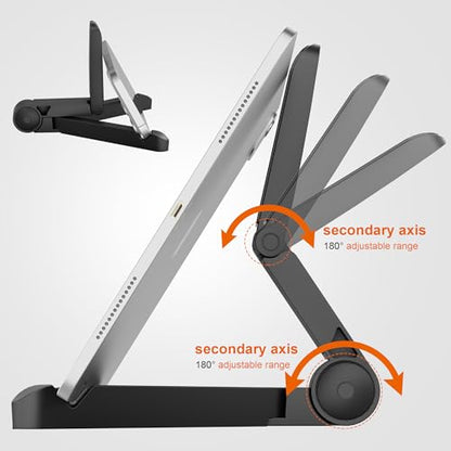 Aimai Forever AM-WB-04 Adjustable Gimbal Tablet Stand - Black - 0.07 kg - Tabletop Mount