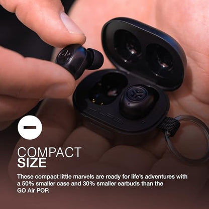 JLab IEUEBJBMINIRBLK124_1 Bluetooth 5.0 Wireless In-Ear Headphones No Jack Black