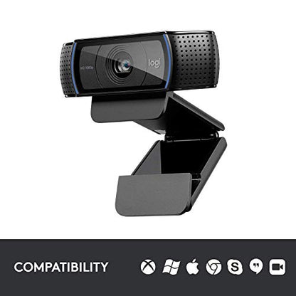 Logitech 113 Grams C920 1080p Webcam USB BSI CMOS Webcam