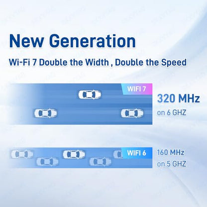 SKXVYAQ Wi-Fi 7 Antenna For MSI X870 9dBi Tri Band
