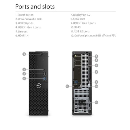 Dell Optiplex 5050 SFF Desktop PC Intel i7-7700 3.6GHz 16GB DDR4 512GB SSD Windows 11 Pro