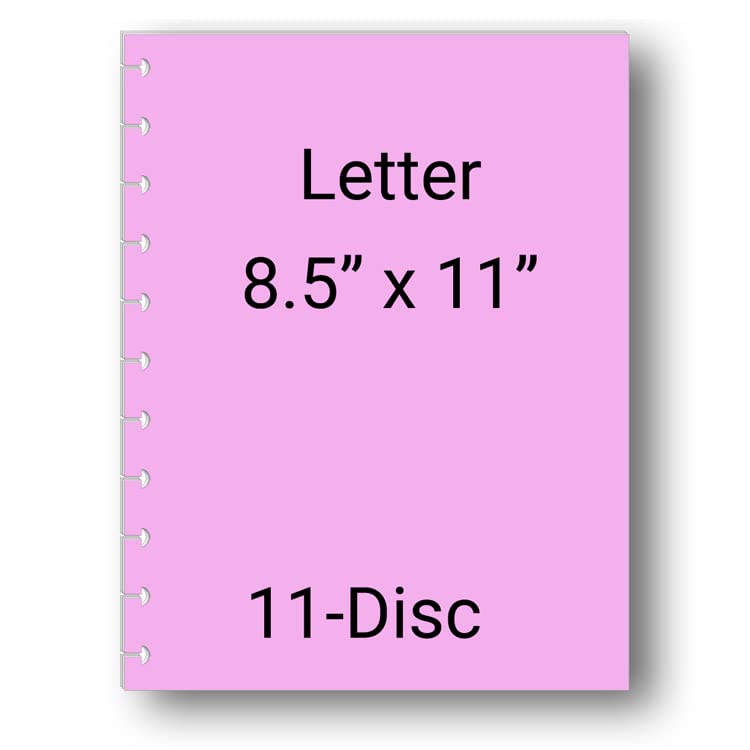 FeroniArt Undated Weekly Planner Inserts 8.5 x 11 inches Paper Format Day-to-Day Calendar Weekly Planner