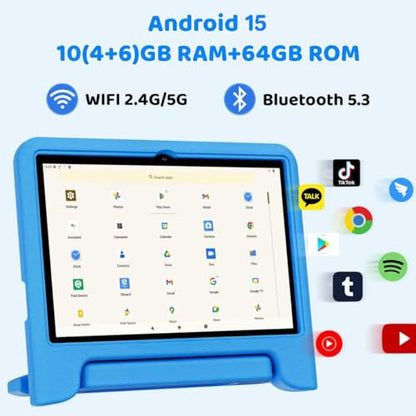 COLORROOM 10.1" K10 1280x800 60Hz IPS Kids Tablet