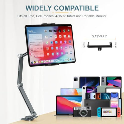 Houele Stand for Tablets and Phones Compatible with Devices Up to 15.6 inches