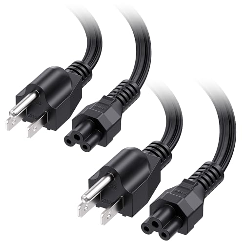Cable Matters 30 Feet 400005-15x2 120V 3 Prong Power Cord with IEC C5 Connector