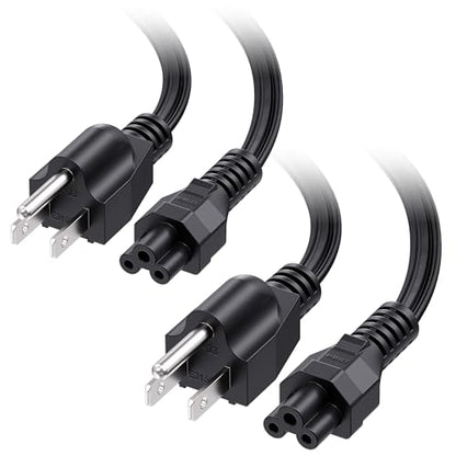 Cable Matters 30 Feet 400005-15x2 120V 3 Prong Power Cord with IEC C5 Connector