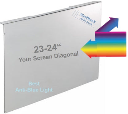 VizoBlueX 23-24" Anti-Blue Light Filter Screen Protector 21.5x13" Multi-Layer Acrylic